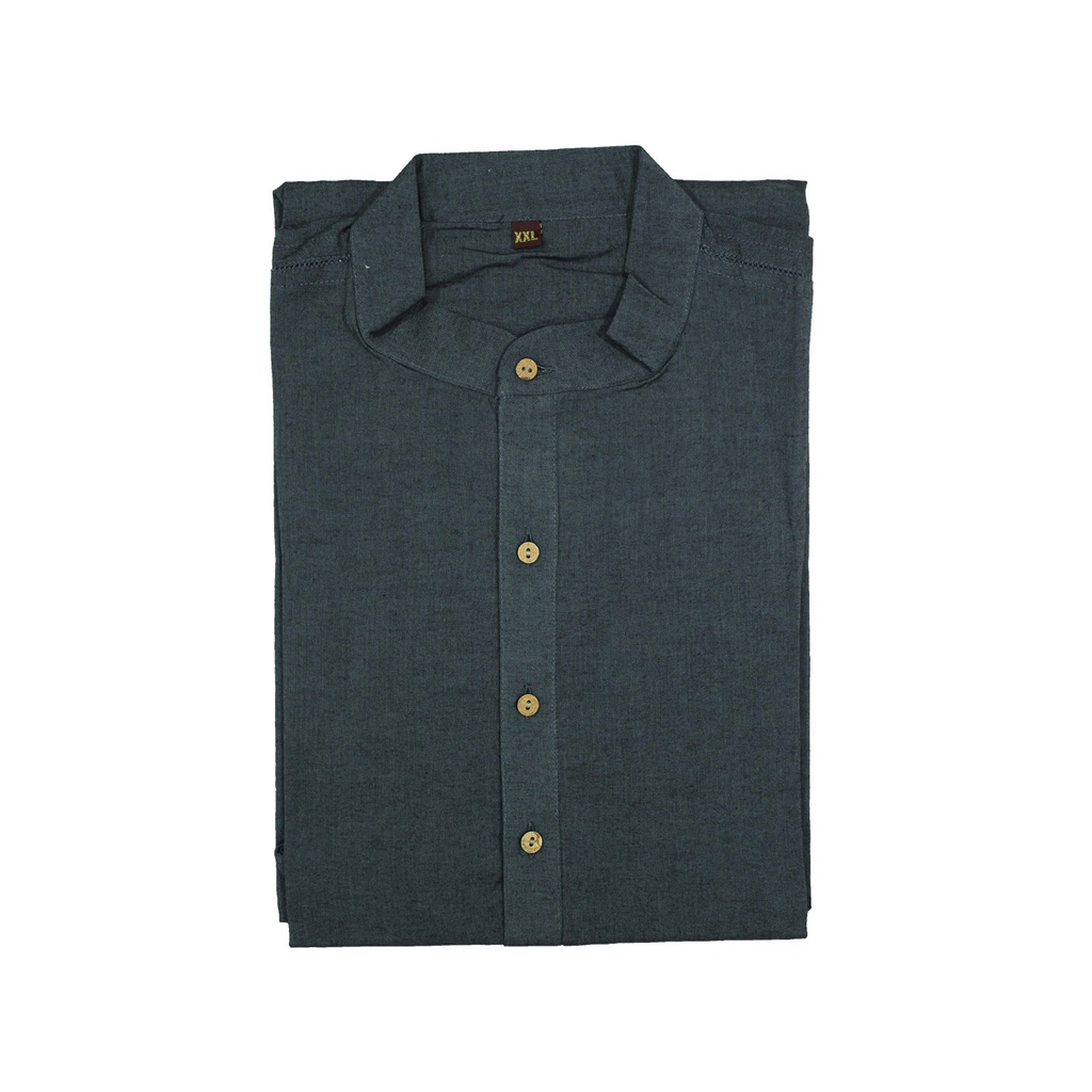 Cotton Half Sleeve Solid Kurta/Modi Kurta