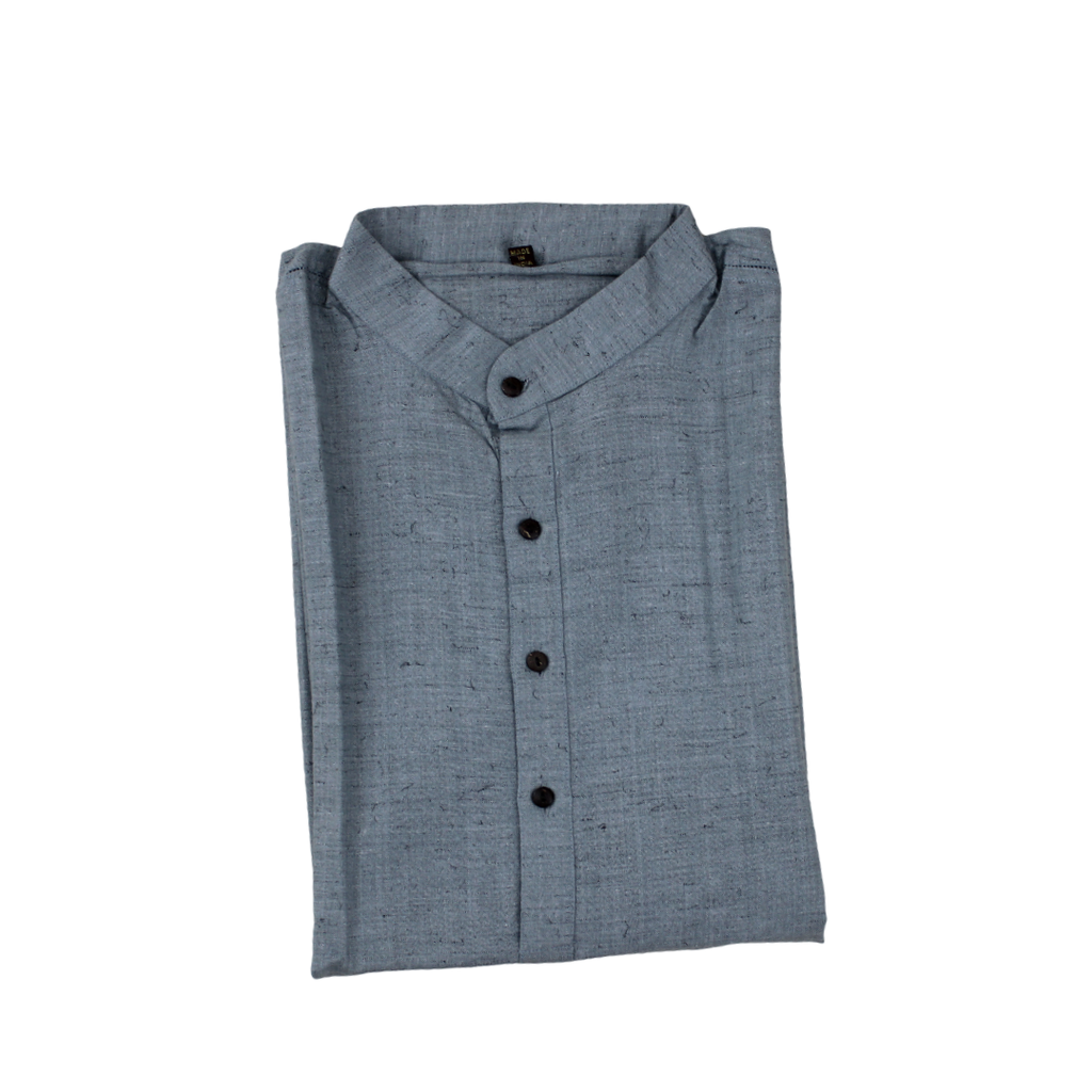Cotton Half Sleeve Solid Kurta/Modi Kurta