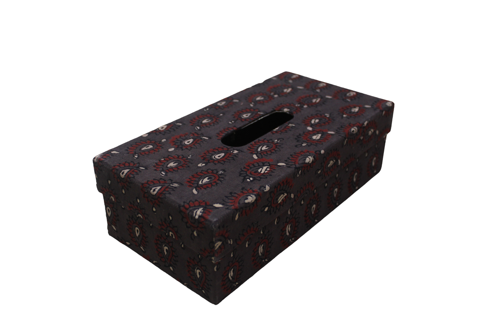Handmade Block Print Tissue Holder