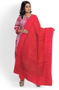 Handcrafted Applique Work Shibori Cotton Dress Material / Salwar Suit