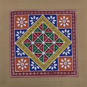 Handcrafted Mud &amp; Mirror Work Wall Hanging