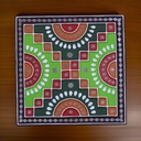 Handcrafted Mud &amp; Mirror Work Wall Hanging