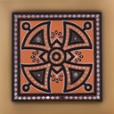Handcrafted Mud &amp; Mirror Work Wall Hanging