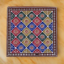 Handcrafted Mud &amp; Mirror Work Wall Hanging