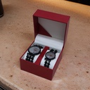 Handcrafted Agate Stone Couple Wrist Watch