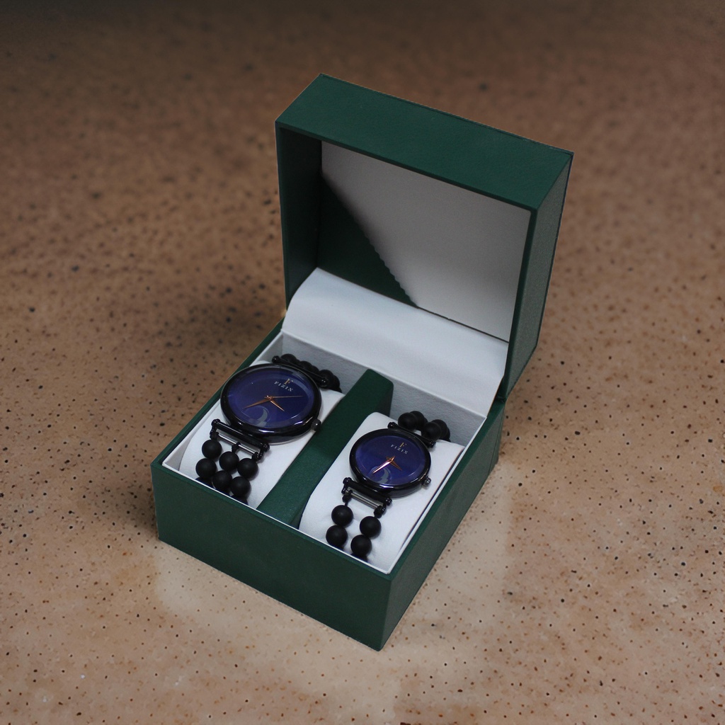 Handcrafted Agate Stone Couple Wrist Watch
