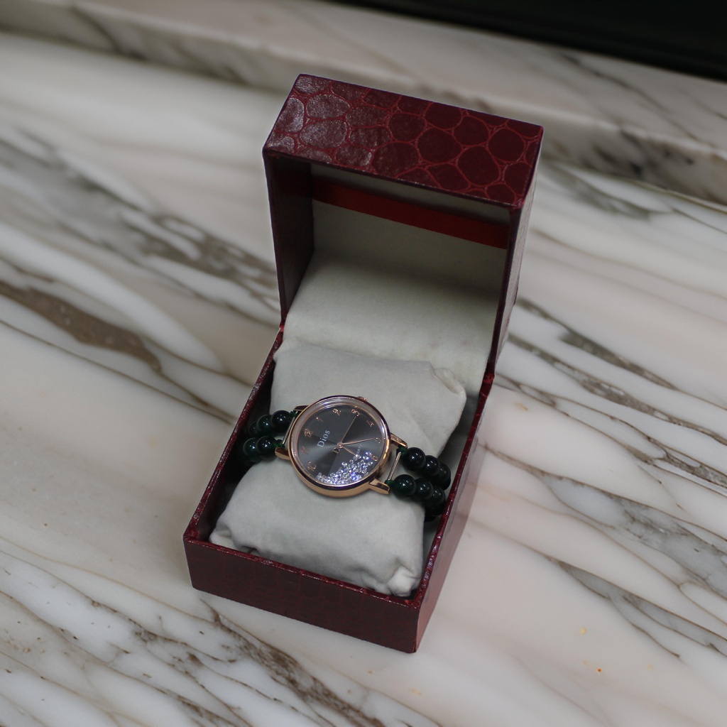 Handcrafted Agate Stone Wrist Watch