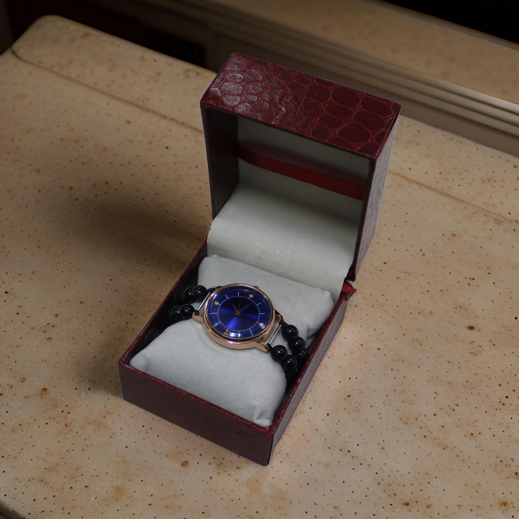 Handcrafted Agate Stone Wrist Watch