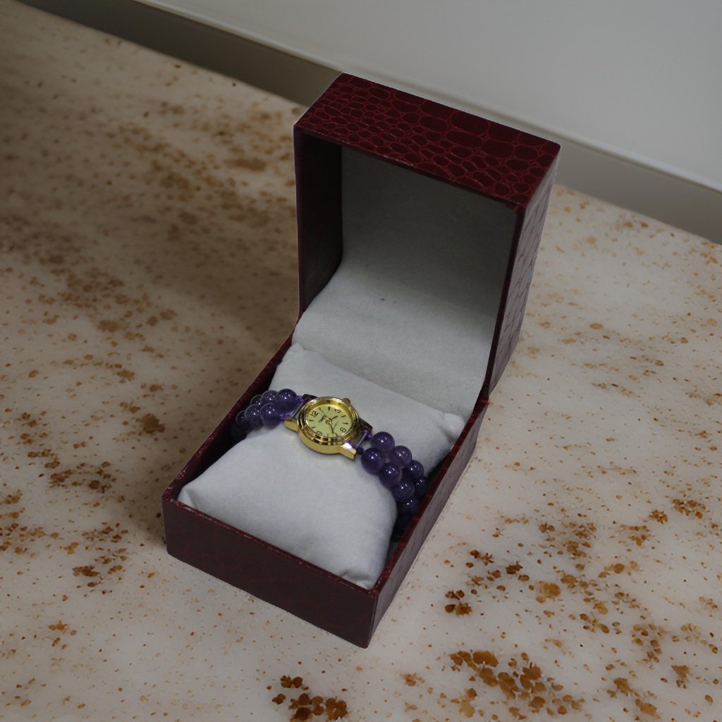 Handcrafted Agate Stone Wrist Watch