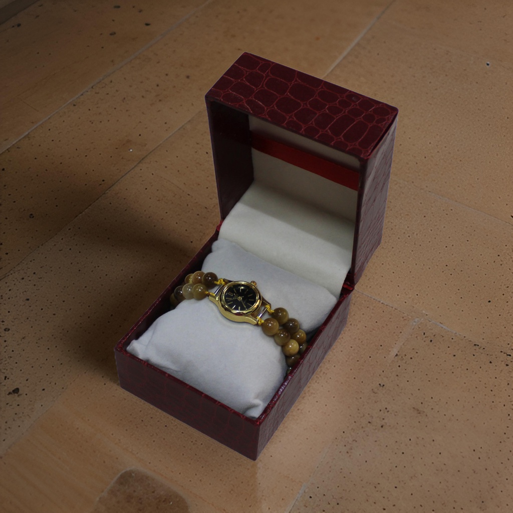 Handcrafted Agate Stone Wrist Watch