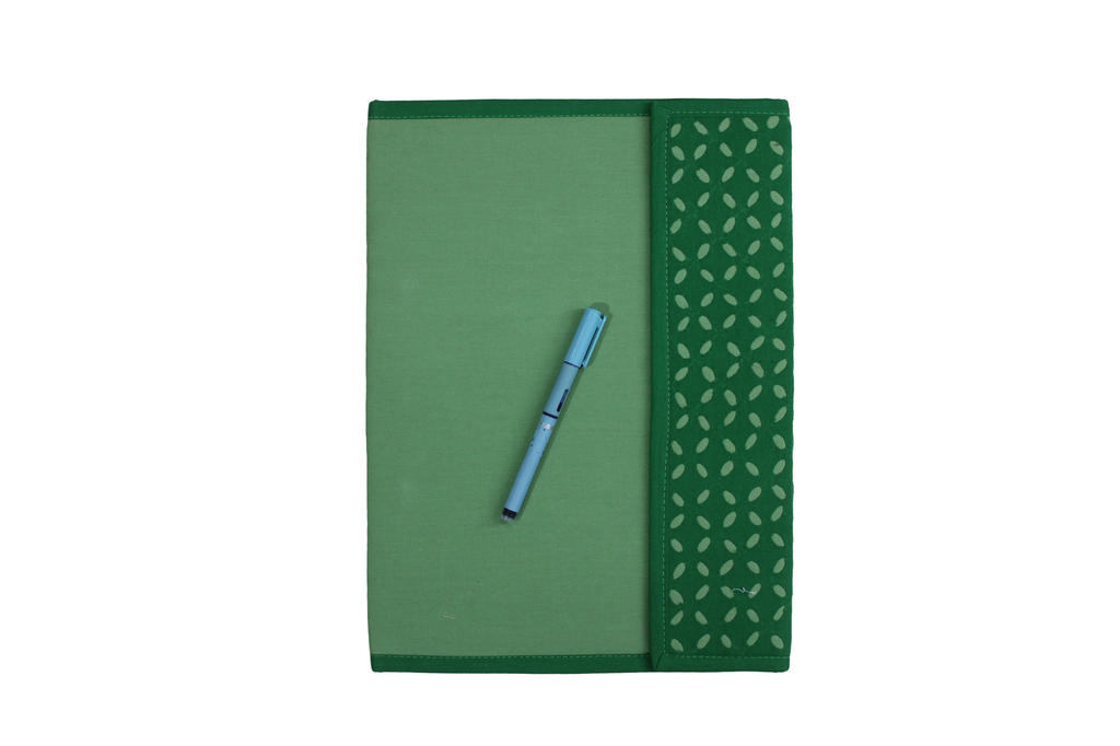 Handcrafted Applique Work Flap File Folder