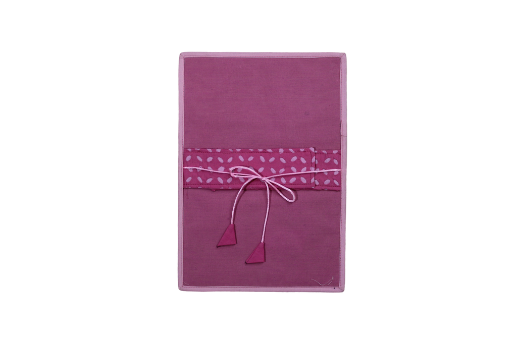 Handcrafted Applique Work Document Holder File Pad