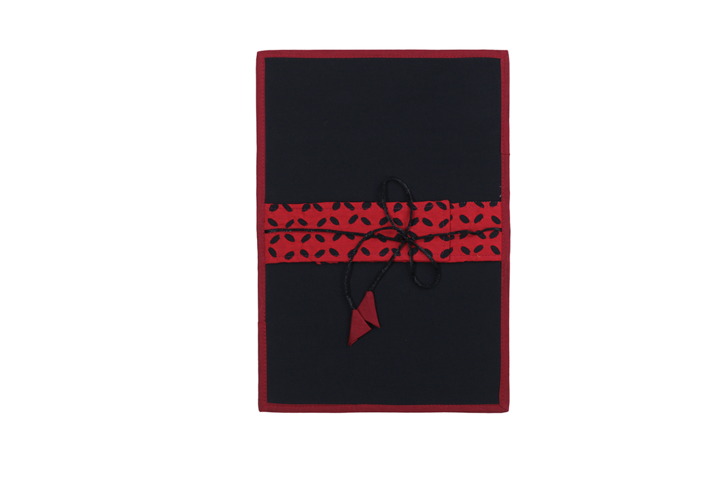 Handcrafted Applique Work Document Holder File Pad
