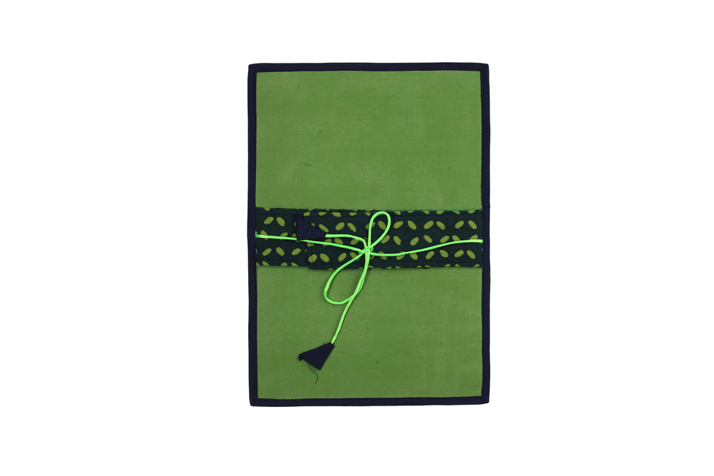Handcrafted Applique Work Document Holder File Pad