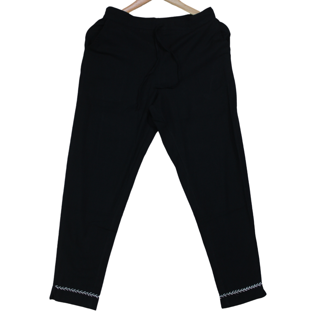 Handwoven Cotton Embroidery Pant / Trouser