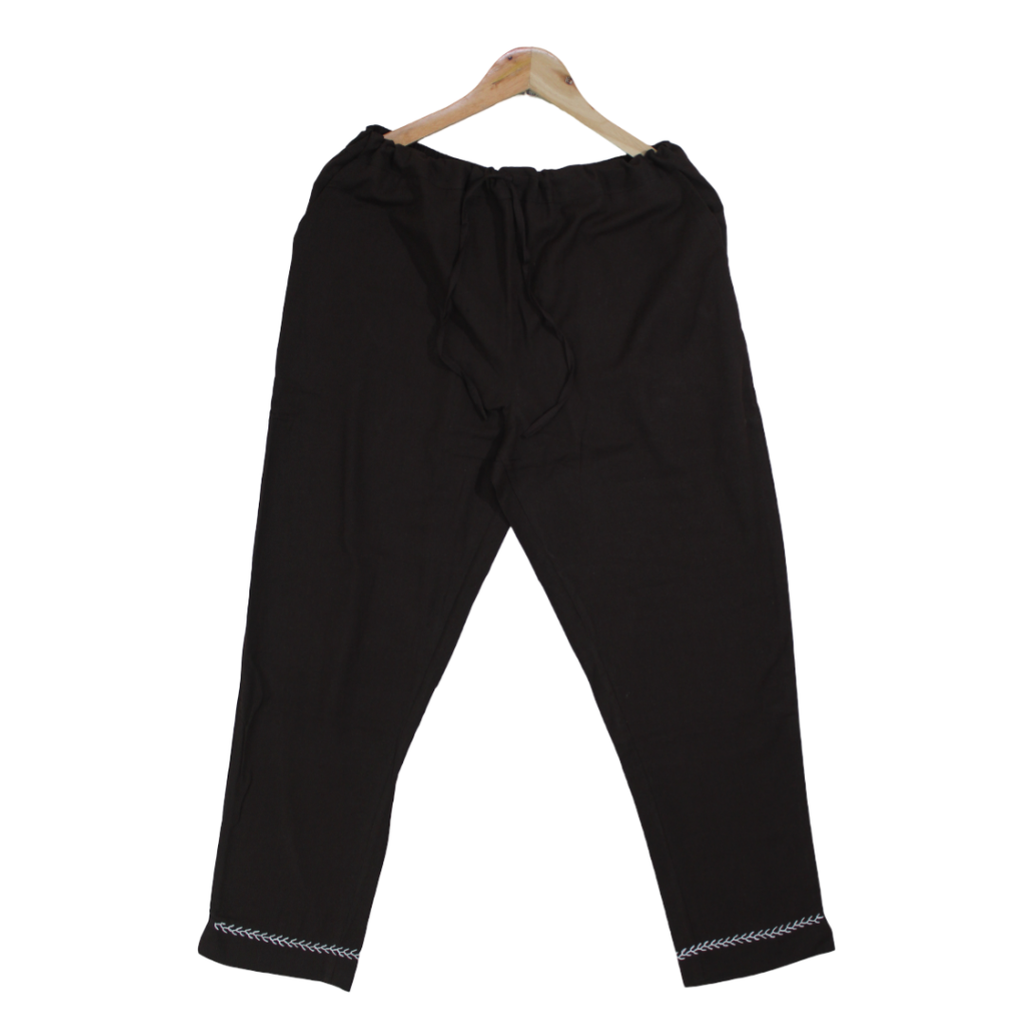Handwoven Cotton Embroidery Pant / Trouser