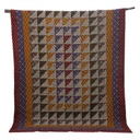 Multicolor Cotton Handmade Patchwork Single Quilt