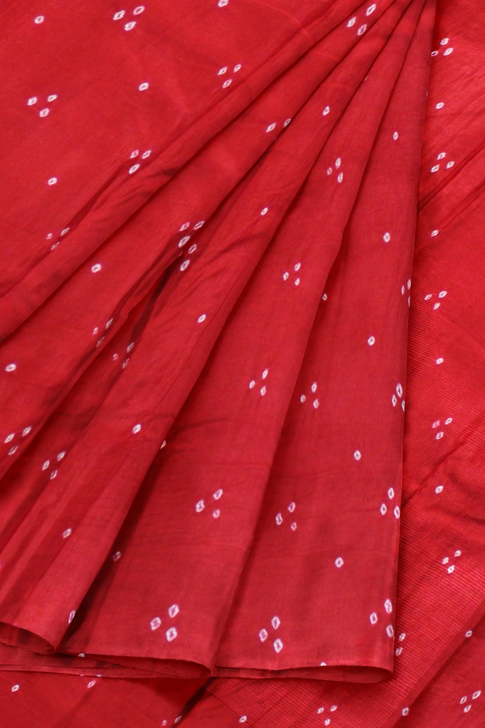 Handwoven Bandhani Mashru Cloth Material/Fabric