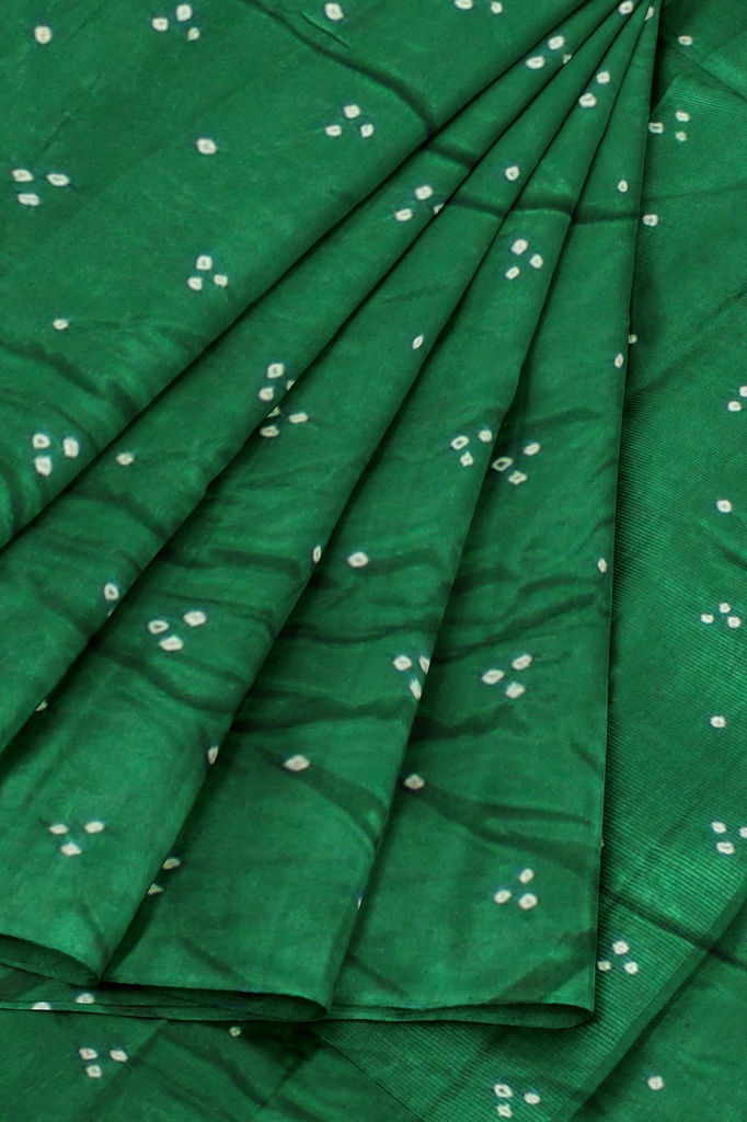 Handwoven Bandhani Mashru Cloth Material/Fabric
