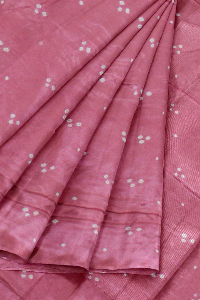 Handwoven Bandhani Mashru Cloth Material/Fabric