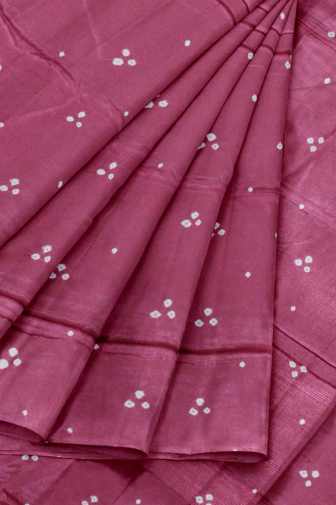 Handwoven Bandhani Mashru Cloth Material/Fabric