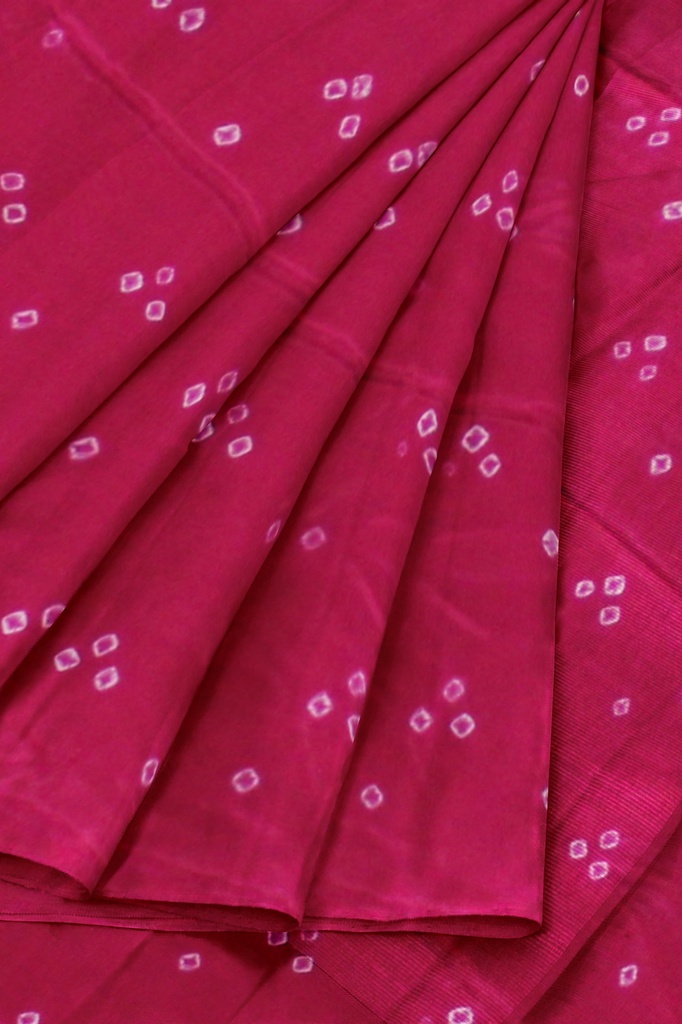 Handwoven Bandhani Mashru Cloth Material/Fabric