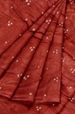 Handwoven Bandhani Mashru Cloth Material/Fabric