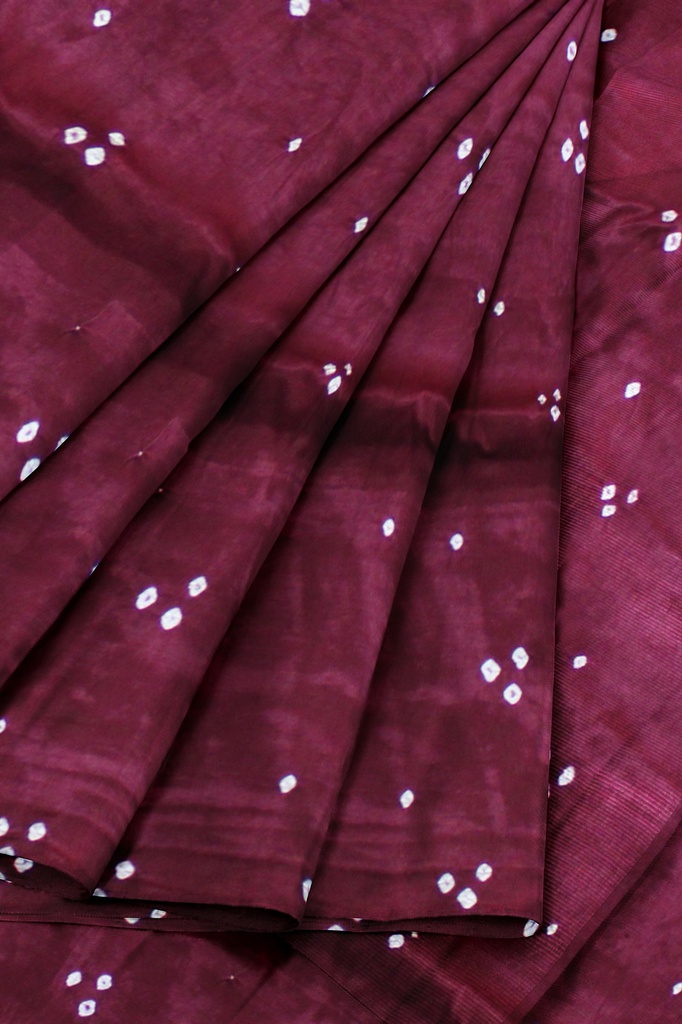 Handwoven Bandhani Mashru Cloth Material/Fabric