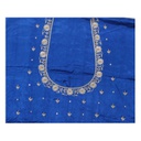 Hand Embroidered Mashru Unstitched Blouse Piece
