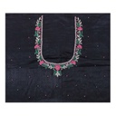Hand Embroidered Mashru Unstitched Blouse Piece