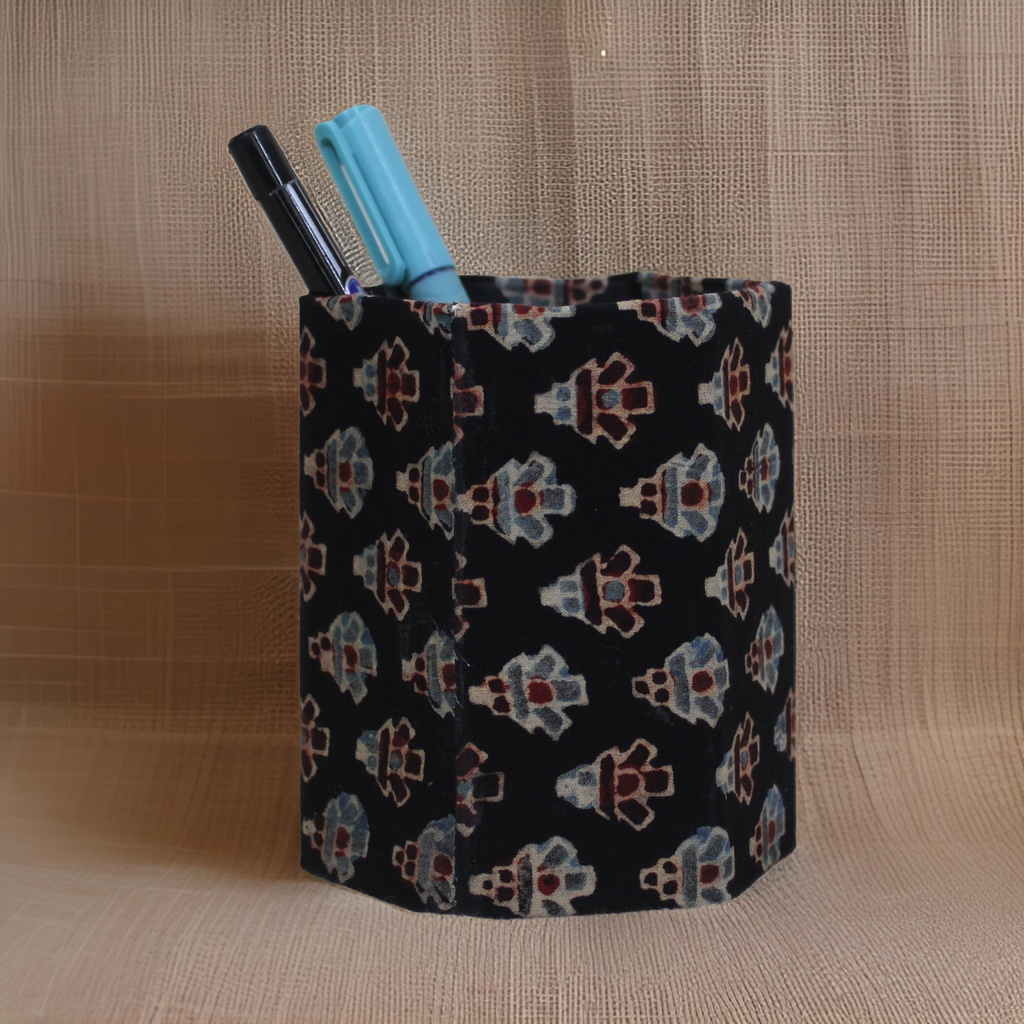 Handcrafted Block Print Foldable Pen Stand