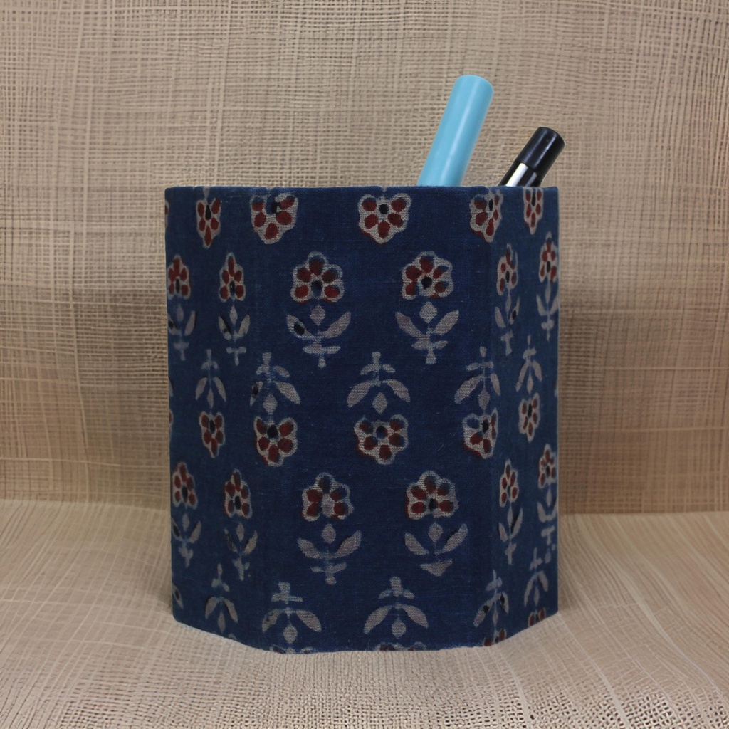 Handcrafted Block Print Foldable Pen Stand