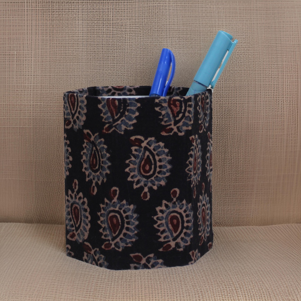 Handcrafted Block Print Foldable Pen Stand