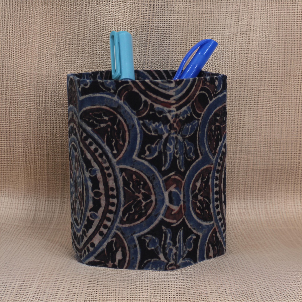Handcrafted Block Print Foldable Pen Stand