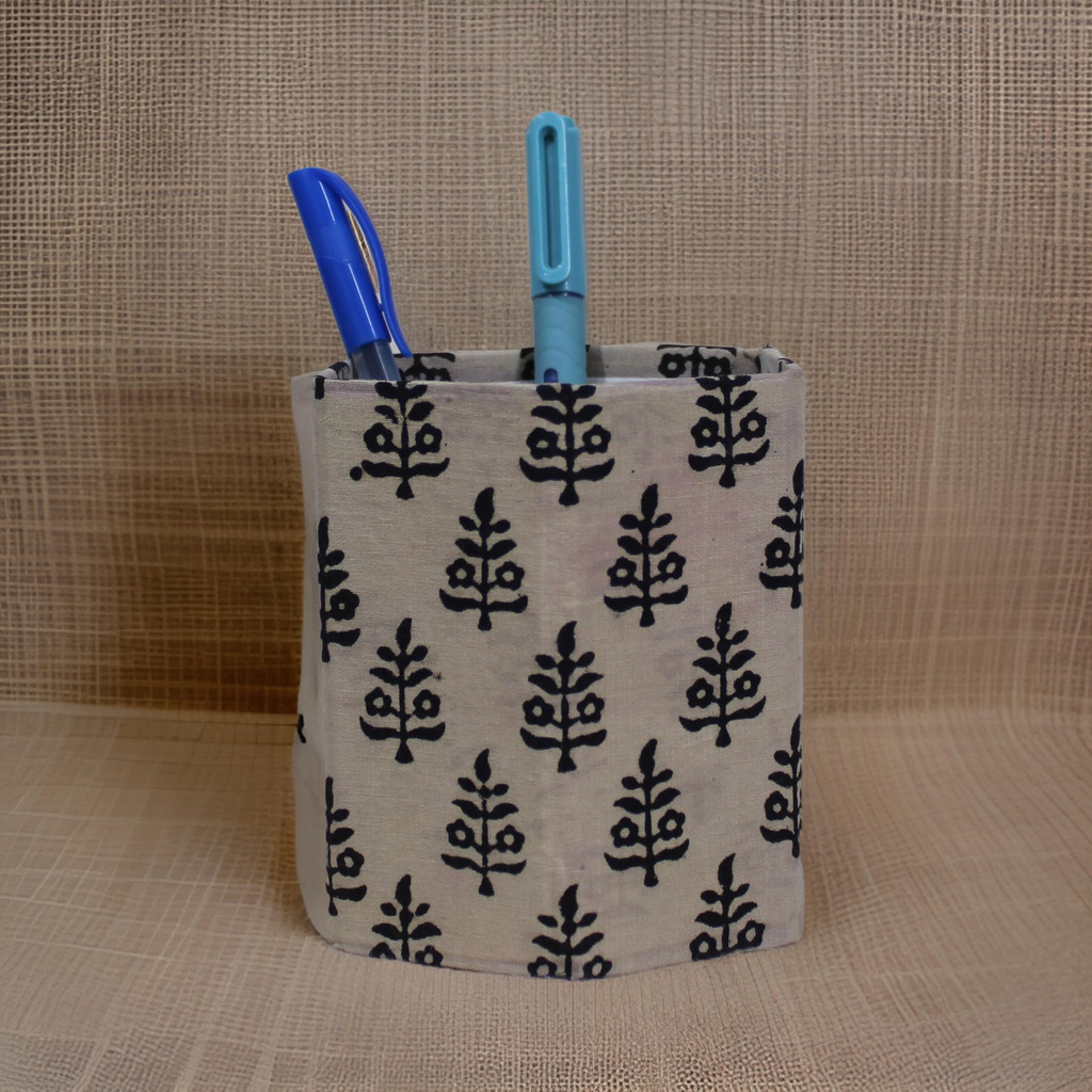 Handcrafted Block Print Foldable Pen Stand