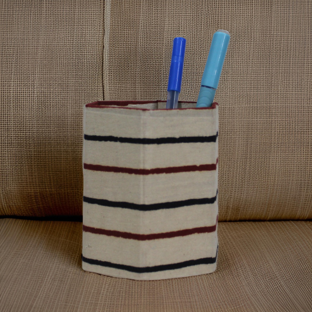 Handcrafted Block Print Foldable Pen Stand