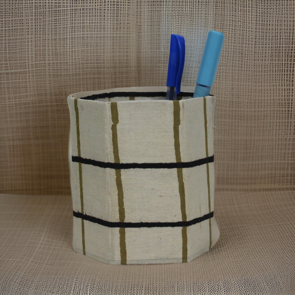Handcrafted Block Print Foldable Pen Stand