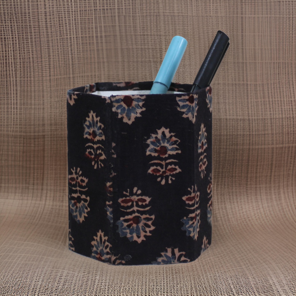 Handcrafted Block Print Foldable Pen Stand