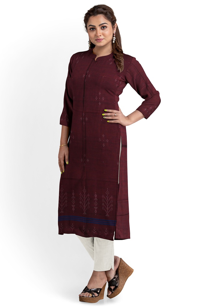 Handwoven Cotton Tangaliya Top/Kurta Material