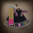 Cotton Hand Block Printed Patchwork Chaniya Choli