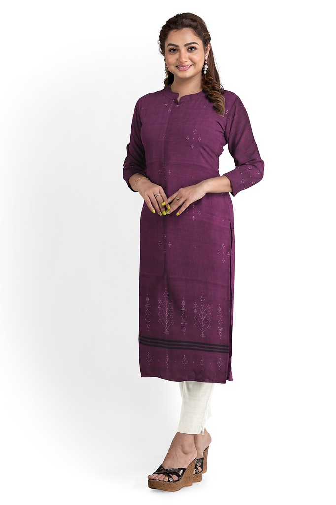 Handwoven Cotton Tangaliya Top/Kurta Material
