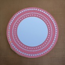 Handcrafted Mud &amp; Mirror Work Wall Mirror