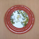 Handcrafted Mud &amp; Mirror Work Wall Mirror