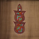 Multicolour Hand Embroidered Letter Holder