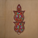 Multicolour Hand Embroidered Letter Holder