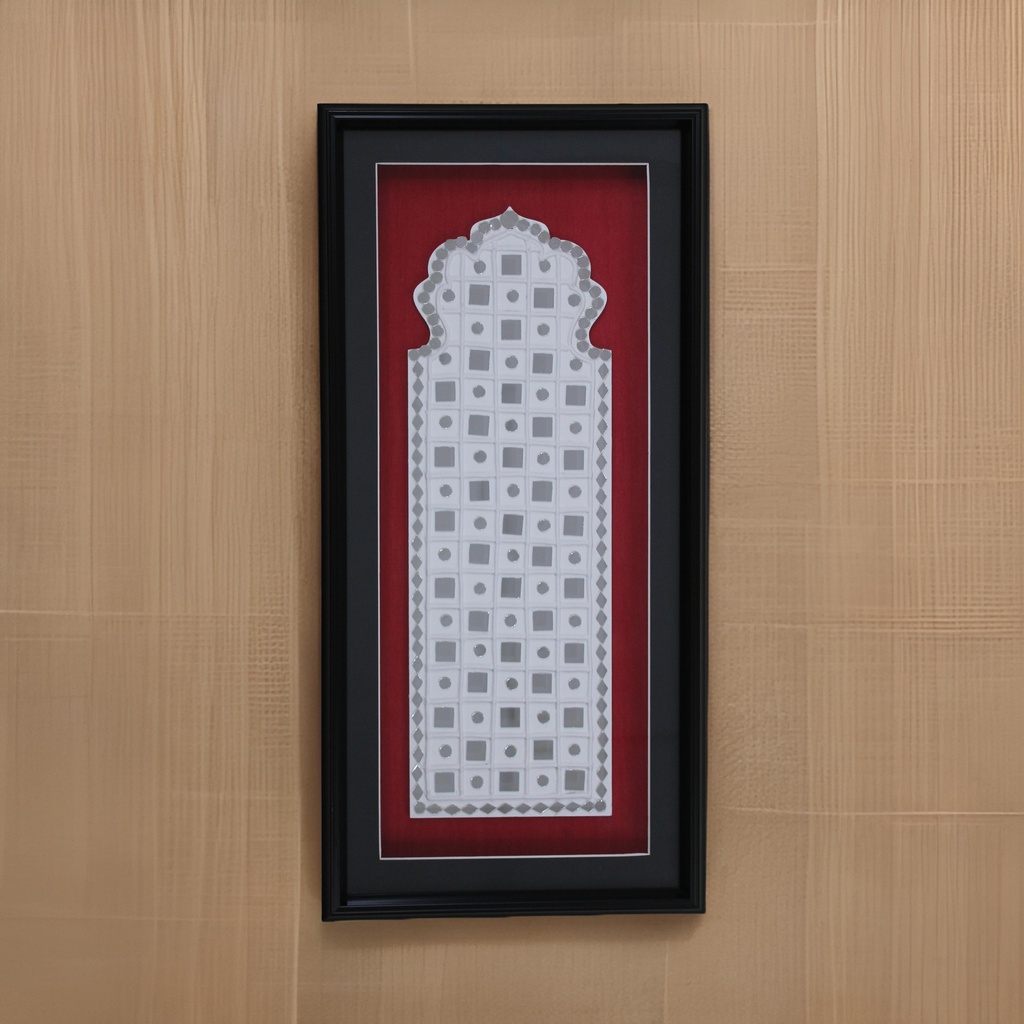Handcrafted Mud &amp; Mirror Work Wall Hanging / Frame