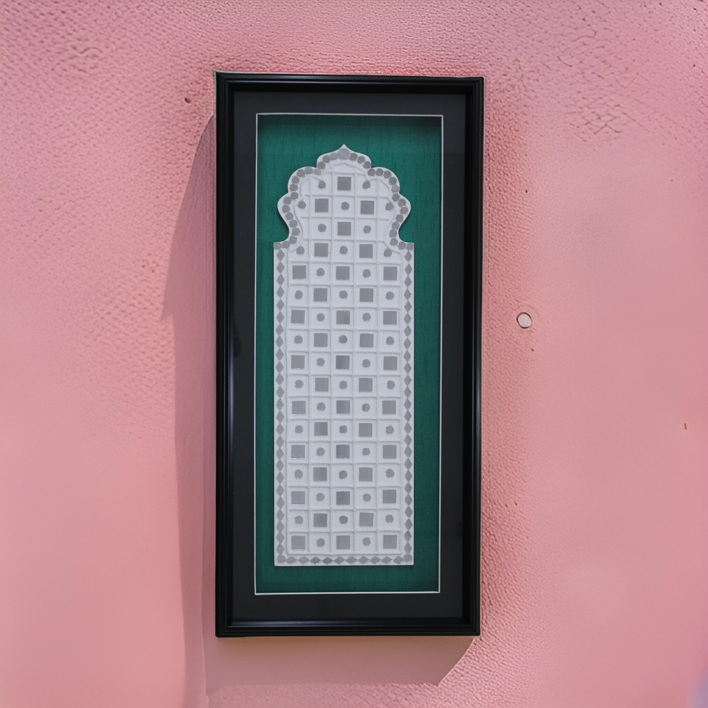 Handcrafted Mud &amp; Mirror Work Wall Hanging / Frame