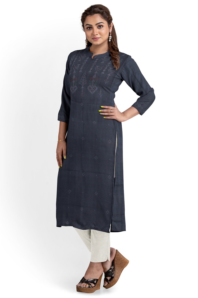 Handwoven Cotton Tangaliya Top/Kurta Material