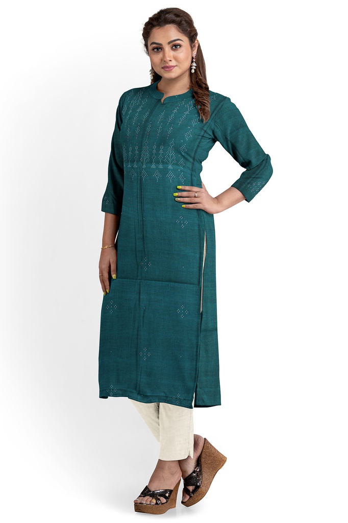 Handwoven Cotton Tangaliya Top/Kurta Material