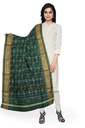 Handloom Single Ikat Patola Silk Dupatta
